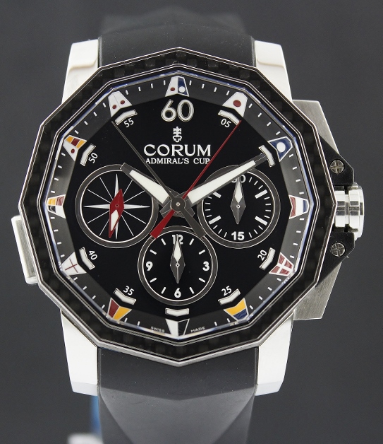 (image for) NEW UNWORN CORUM Admiral's Cup Challenge 44 Split-Second chronograph / 986.691.11RS-AN92